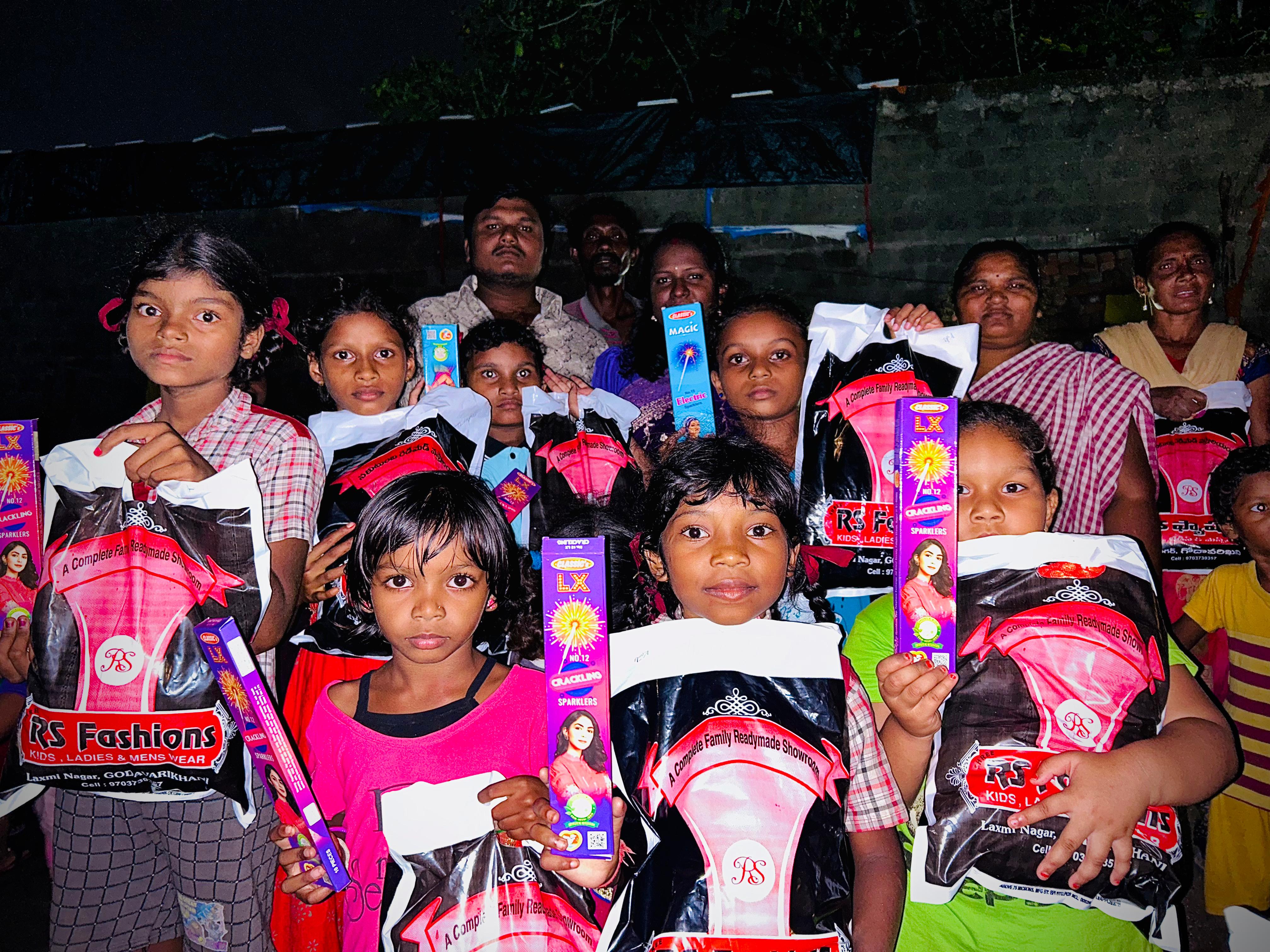 Festival celebration with children