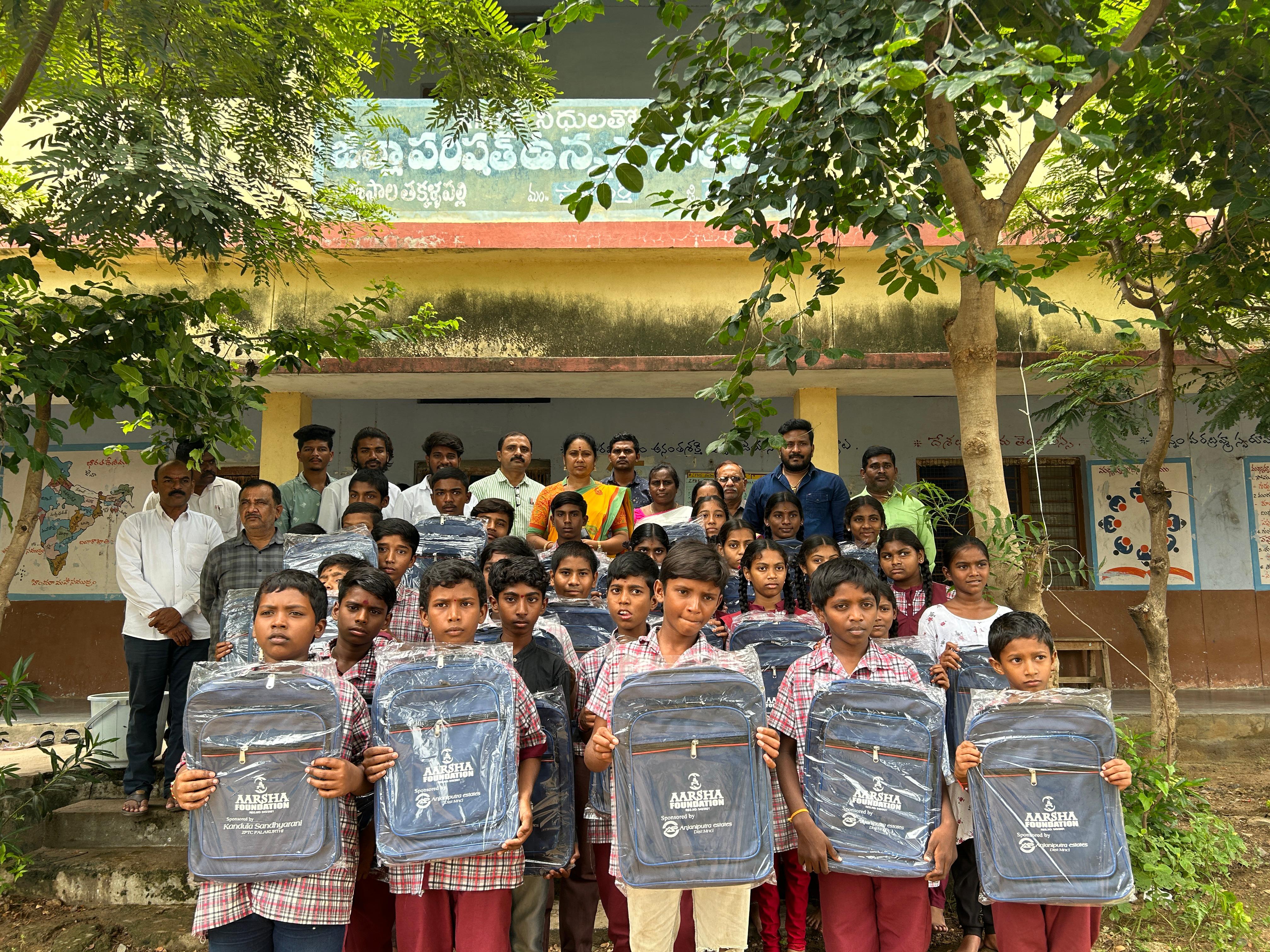 School bag distribution ceremony